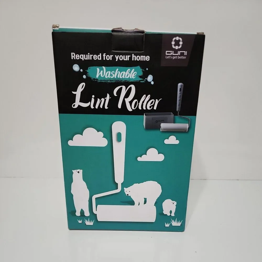 Guni Washable Lint Roller–Reusable Sticky Roller for Pets Clothes and‎ Sofas